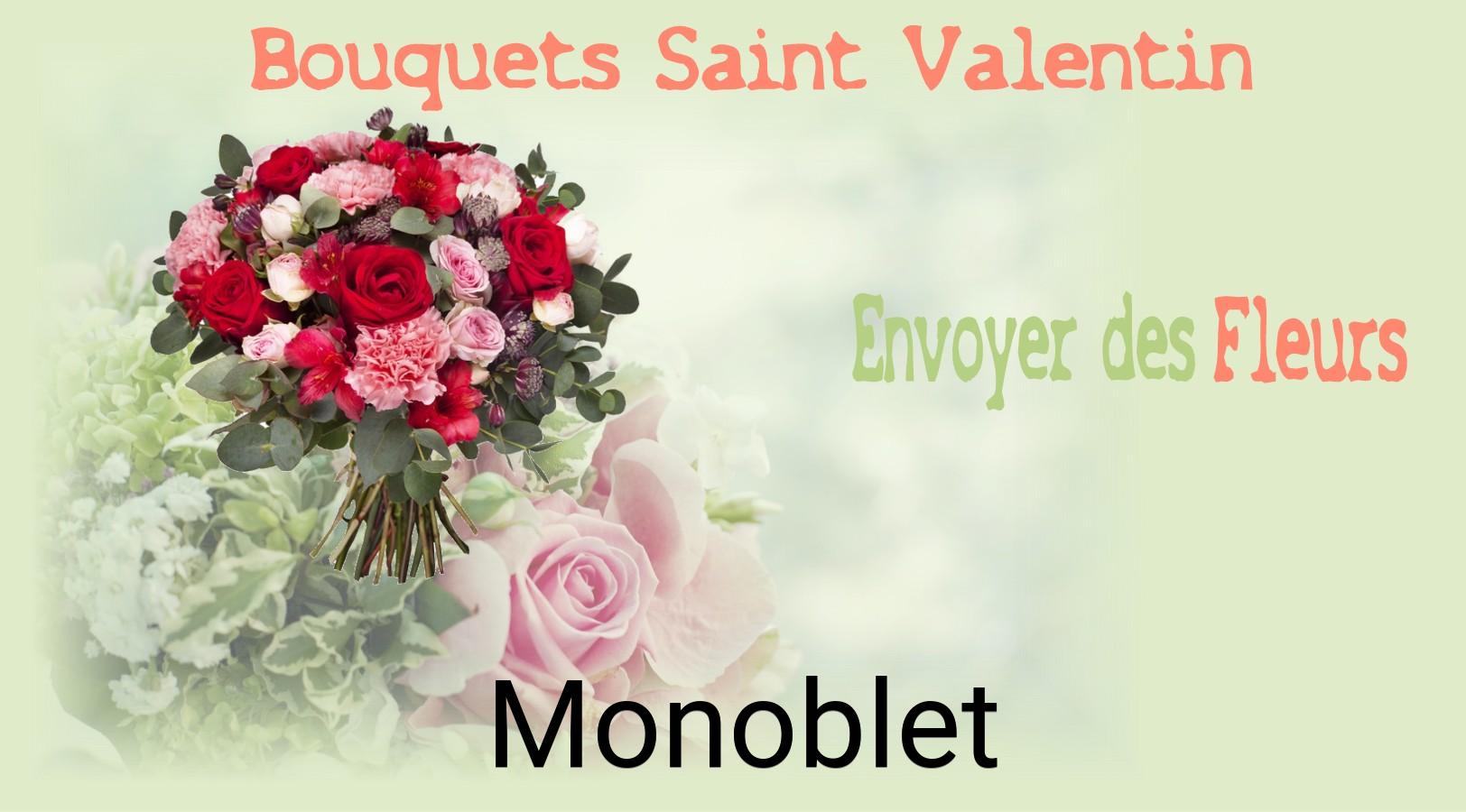Roses de Saint-Valentin livrées à Monoblet